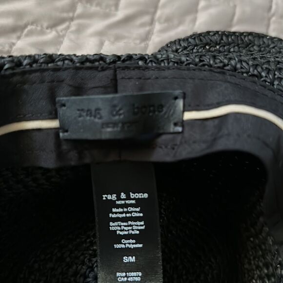 Rag and Bone Rollable Cruise Bucket Hat Size Small/Medium - Picture 6 of 7